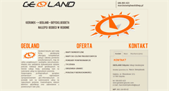 Desktop Screenshot of geoland-gizycko.com